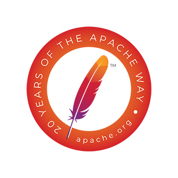 Apache Feather 20 Years Badge